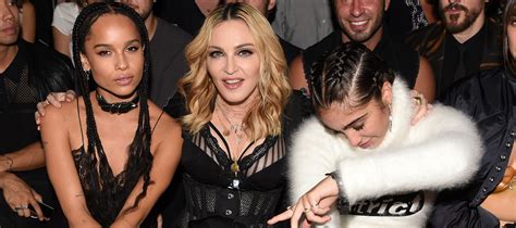 Madonna is a proud mom of six: Madonna And Daughter Lourdes Attend Alexander Wang Fashion ...