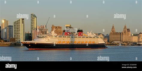 Disney Cruise Lines Ship Disney Magic Departing Liverpools