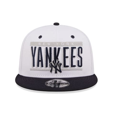 Official New Era New York Yankees Mlb Retro Title White 9fifty Snapback