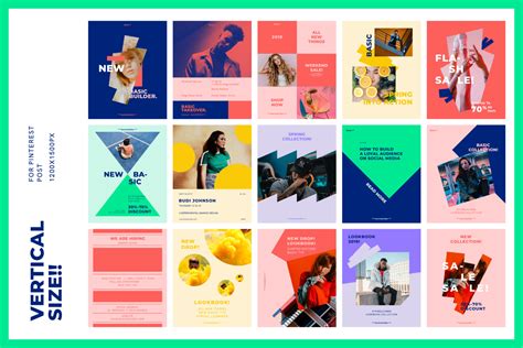 Basic Social Media Kit Collection On Yellow Images Creative Store