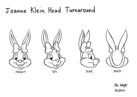 Joanne Klein Head Turnaround Sketch By Chwart On Deviantart