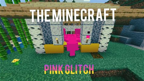 The Minecraft Pink Glitch Bedrock Edition Youtube