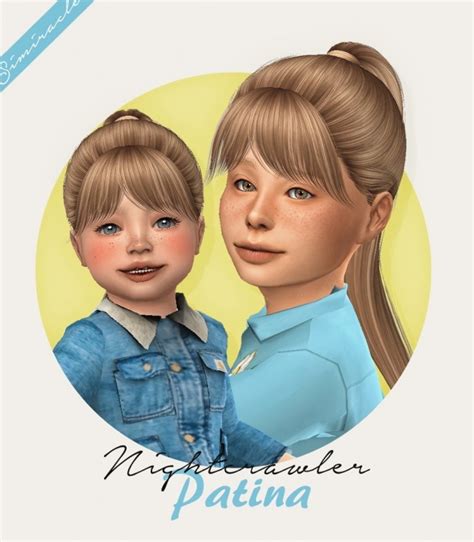 Nightcrawlers Patina Hair For Kids And Toddlers At Simiracle Sims 4