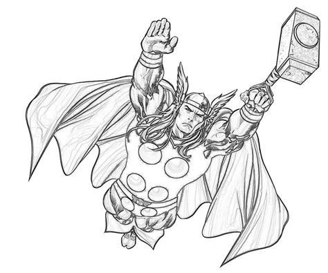 Color the candles employing bright colors to make the ideal picture. Thor Hammer Power | Dibujos, Dibujos para colorear, Colores