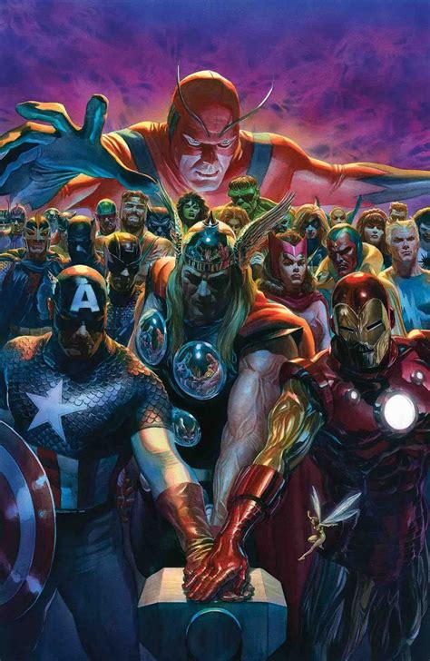 Avengers 700 Variant Cover By Alex Ross Avengers Comics Avengers Art Marvel Comics Art