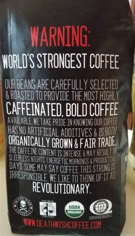 But people all over are asking is it safe to drink that much caffeine? Death Wish Coffee {Review} | Simply Sherryl