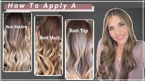 How To Do A Shadow Root Root Melt Root Tap Youtube
