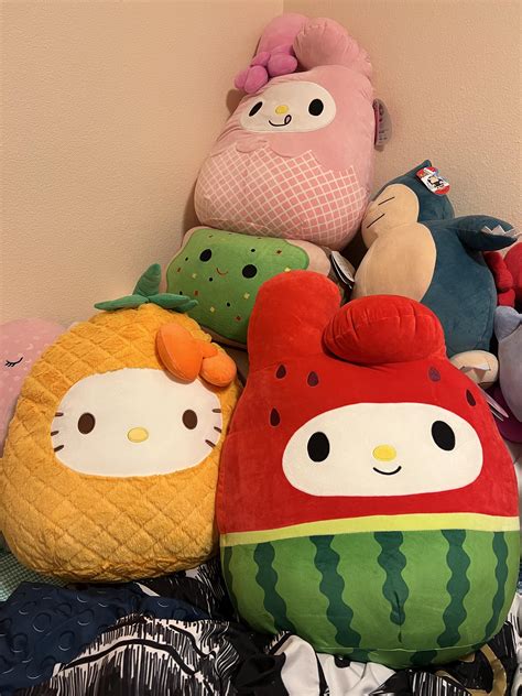 My Sanrio Squishmallows from Costco arrived today even though their ETA