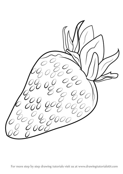 Step By Step How To Draw Strawberry