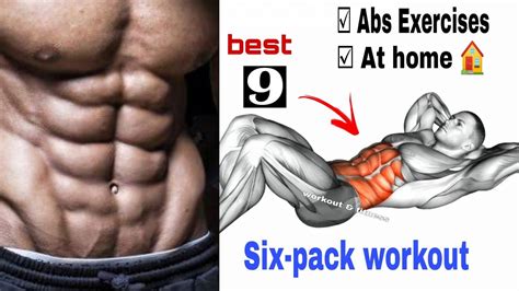 Best 9 Abs Exercises Home Workout Youtube
