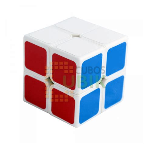 Cubos Rubik Shengshou 2x2 Aurora Base Blanca