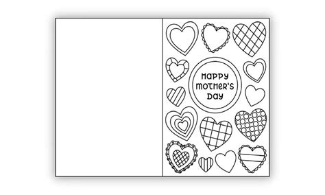 Printable Mothers Day Cards To Color Pdf