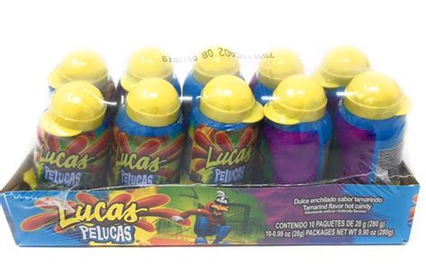 This is in my opinion the best candy lucas company has made. Lucas Pelucas Tamarind Pelón Mexican Candy 10 Count for ...