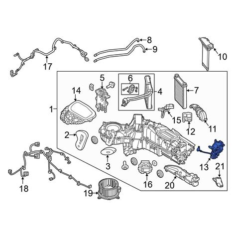 Ford Oe Bc3z19e616f Hvac Air Inlet Door Actuator