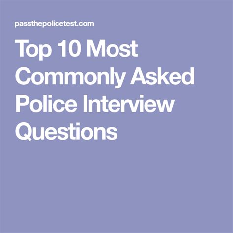 Chief financial officer (cfo) interview questions. Top 10 Most Commonly Asked Police Interview Questions ...