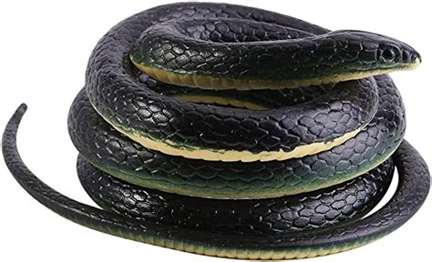 Rubber Fake Snake Toy 51 Inch Realistic Rubber Snakes Large Rubber