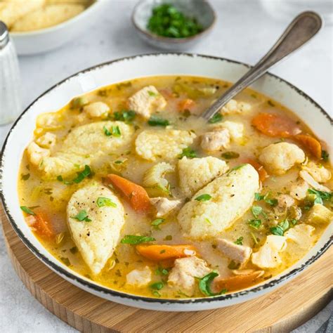 Stir in chicken meat and continue to simmer. Chicken Stew with Dumplings Video | Recipe | Chicken stew, dumplings, Stew, dumplings, Food ...