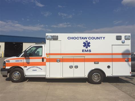 2 Braun Chief Xl Type Iii Ambulances To Choctaw County Ems Emergency