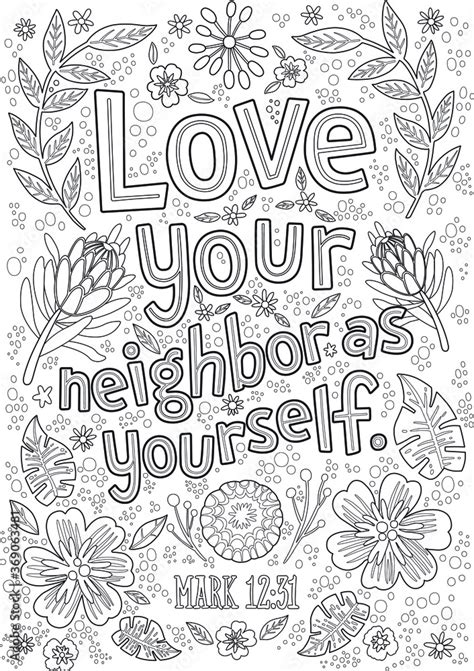 Adult Lettering Coloring Pages Bible Verse Christian Religious