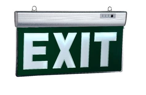 Acrylic Automatic Emergency 3w Exit Sign Lamps - Buy Emergency Exit Lamps,Automatic Emergency ...