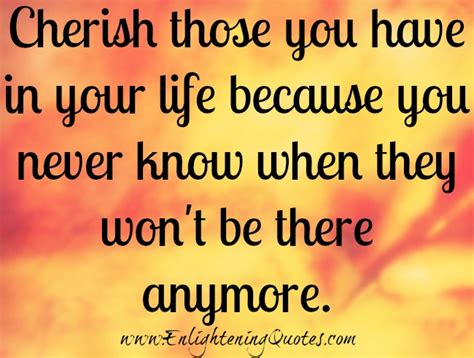 Cherish Those In Your Life Quotes Miss Greiner