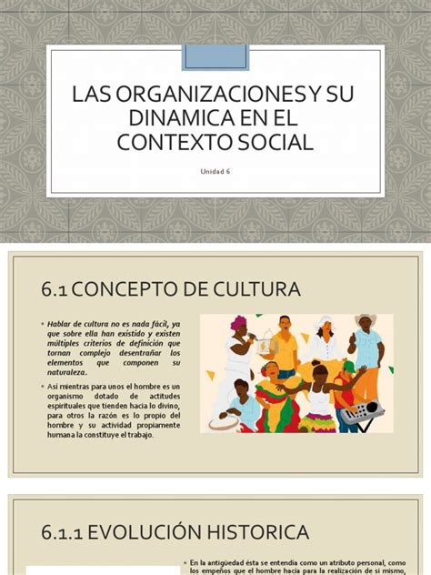 Las Organizacionesy Su Dinamica En El Contexto Social Unidad 6 Pdf