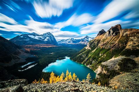 Wallpaper Landscape Colorful Forest Mountains Lake