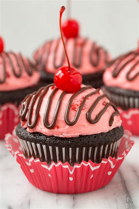 Cherry Cordial Chocolate Cupcakes Cooking Classy