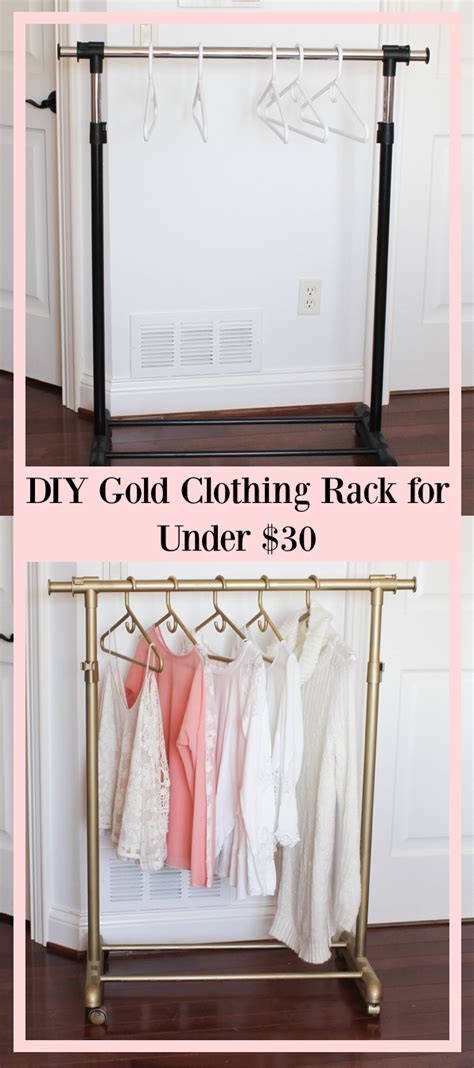 Everyday low prices · curbside pickup · savings spotlights DIY Gold Clothing Rack (under $30) | Daily Dose of Charm