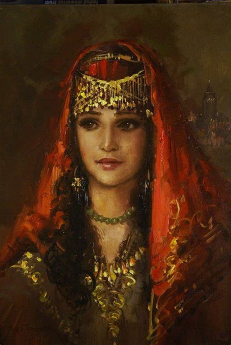 Gypsy Painting Woman Painting Portrait Painting Art Painting Turkish