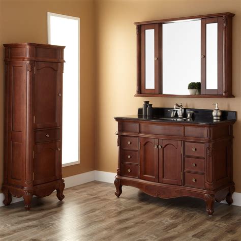 Whether you have a small powder room that needs a classic pedestal sink or you have a double vanity in the master bath that needs a. 48" Sedwick Brown Cherry Vanity - Bathroom Vanities - Bathroom