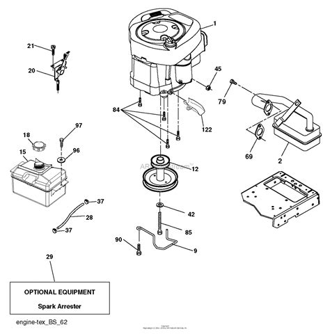 The starter motor and solenoid are ok. Husqvarna LTH18538 - 96043013103 (2011-08) Parts Diagram for ENGINE