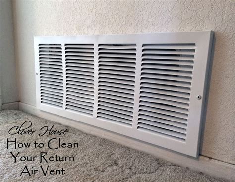 Complete with a drywall bead rim. Clover House: How to Clean Your Return Air Vent