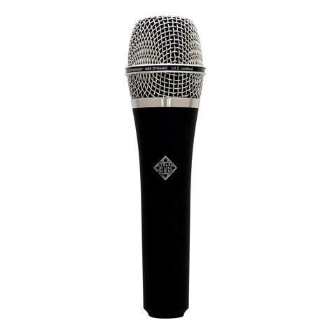 Disc Telefunken M80 Dynamic Microphone Black Body With Chrome Grill