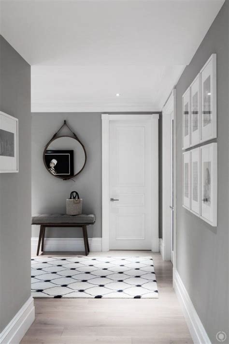 Maybe you would like to learn more about one of these? sleek modern grey and white hallway modern interior design ...