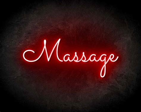 Led Neon Skylt Massage The Neon Company Powerleds Neon Signs