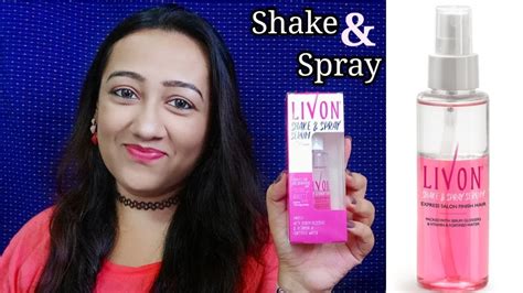 Livon serum for dry & unruly hair (50 ml). Livon Shake & Spray Hair Serum Review & Demo (hindi ...