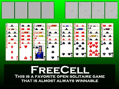 Freecell solitaire is a variation of solitaire that includes spaces to hold cards, or the free cells in the upper left act as a maneuvering space. FreeCell Plus - FreeCell Solitaire Card Game for Windows and Mac