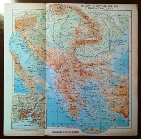 Carta Geografica Antica Grecia IN VENDITA PicClick IT