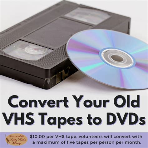 Vhs Dvd Conversion Service Friends Of The Safety Harbor Library