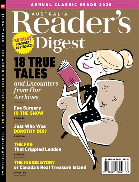 Readers Digest Australia January 2020 In 2023 Readers Digest Reader