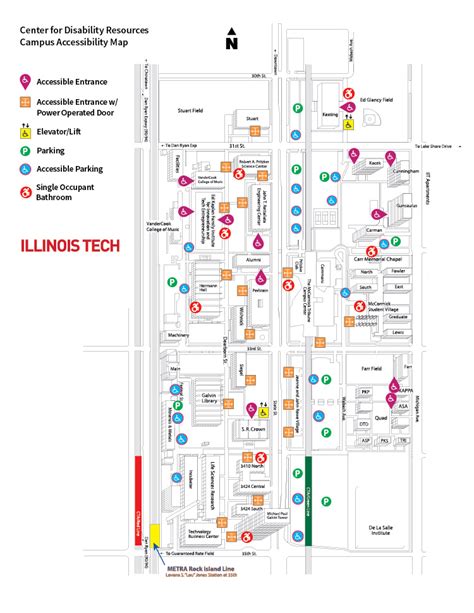 Mies Campus Map Illinois Institute Of Technology