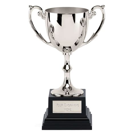 Silver Cast Metal Trophy Cup On Square Base Awards Trophies Supplier
