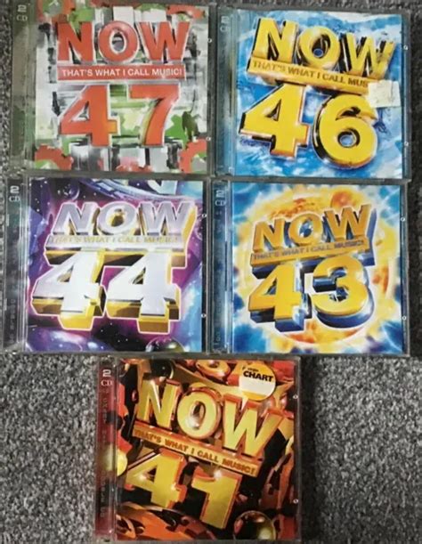 Now Thats What I Call Music Cd Collection 7 Cds 41 43 44 46 47 48 49