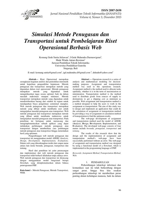 Maybe you would like to learn more about one of these? Contoh Soal Teknik Riset Operasi - Modern