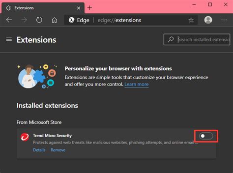 How To Turn On Trend Micro Security In Microsoft Edge Trend Micro
