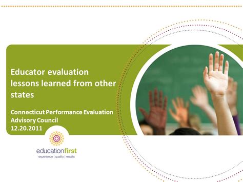 Educator Evaluation Lessons Learned From Other States Connecticut