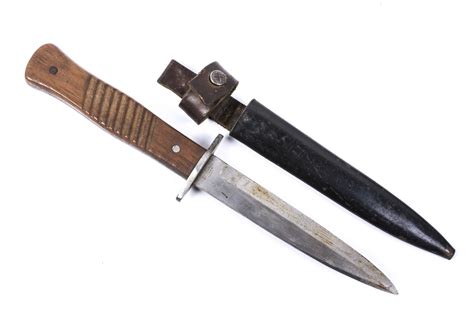 Ww1 Trench Knife Or Combat Knife Or Grabendolch Marked Gottlieb