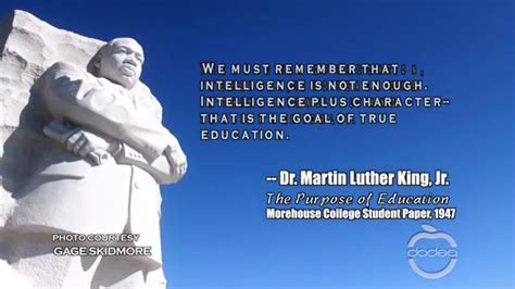 The purpose of education should be to provide meaningful learning opportunities to extend a student's knowledge, strengths and capabilities attained through . The Purpose of Education - Dr. Martin Luther King, Jr ...