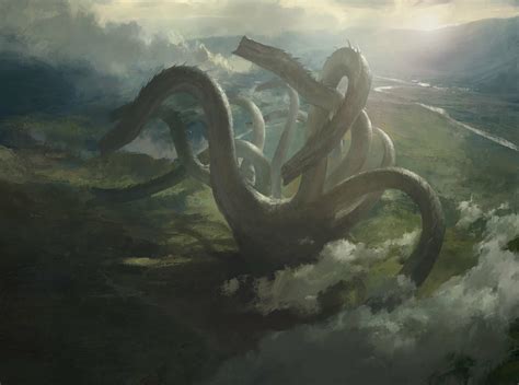 Fantasy Hydra Hd Wallpaper By Mazert Young